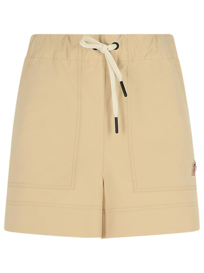 Moncler Grenoble Beige Polyester Shorts