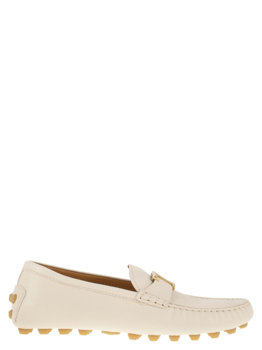 Tod's Bubble T Timeless Leather Flats