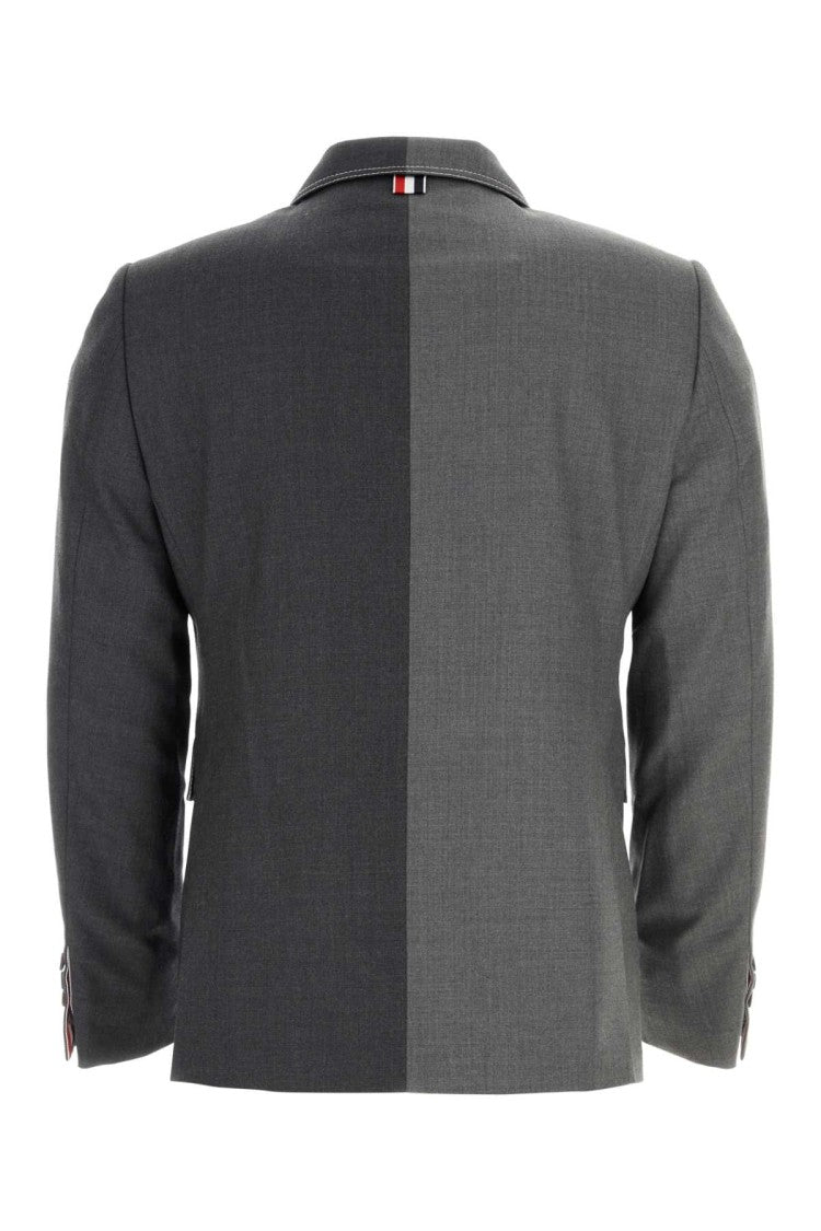 Thom Browne Two-Tone Twill Blazer