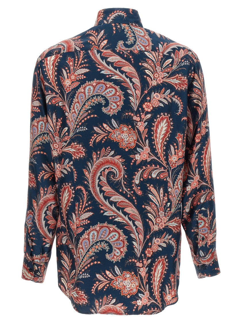 Etro Paisley Ramage Silk Shirt