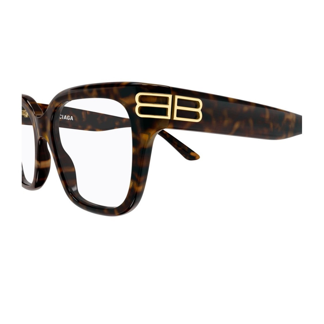 Balenciaga Havana Bb0437o Linea Everyday Acetate Square Sunglasses