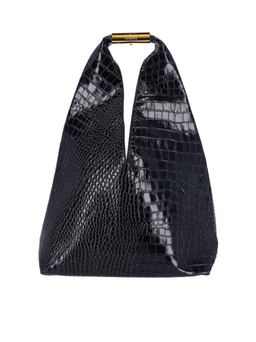 Mm6 By Maison Margiela Black Bag With Structured Silhouette