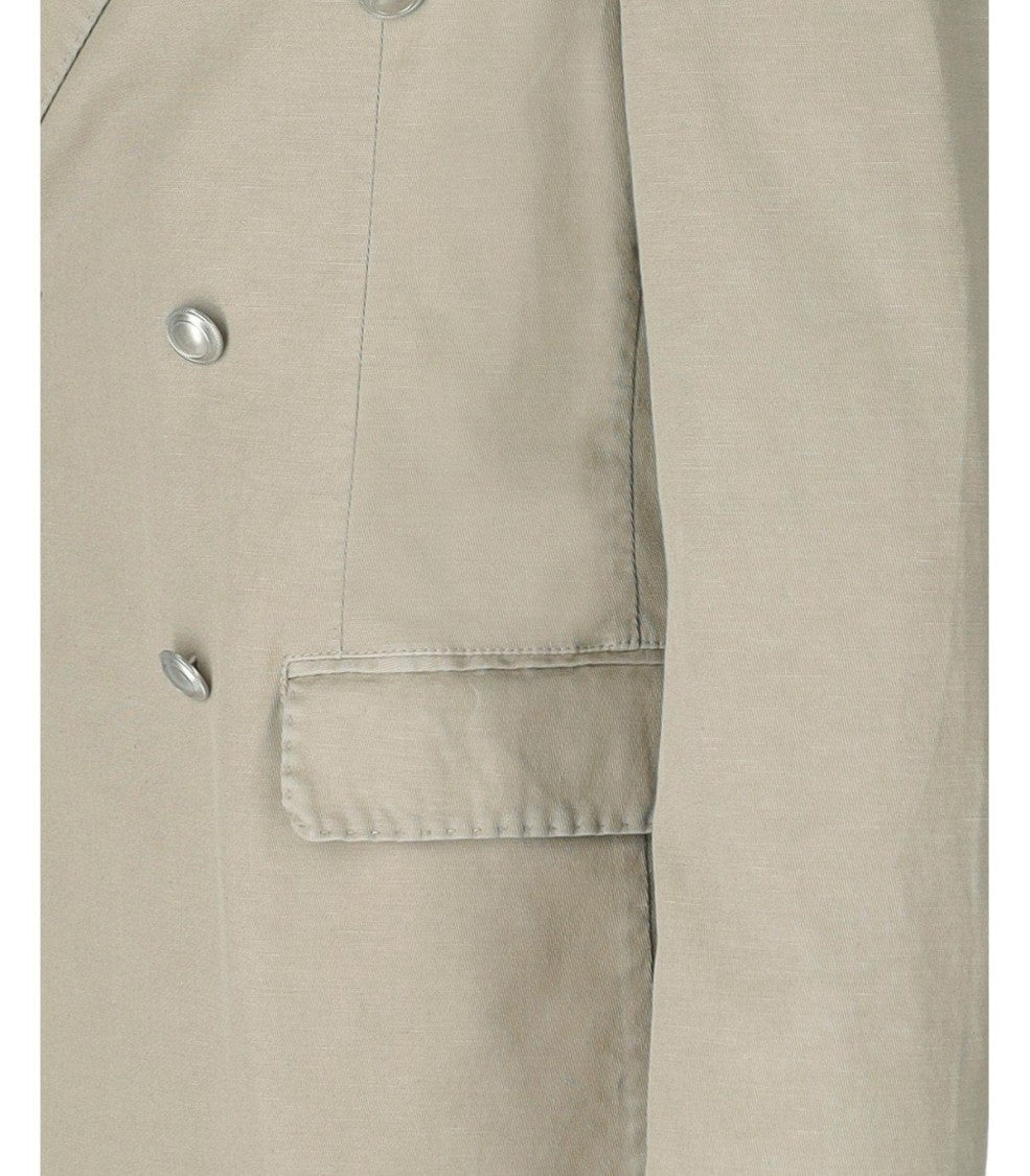 Bob Jamie Beige Double-Breasted Jacket