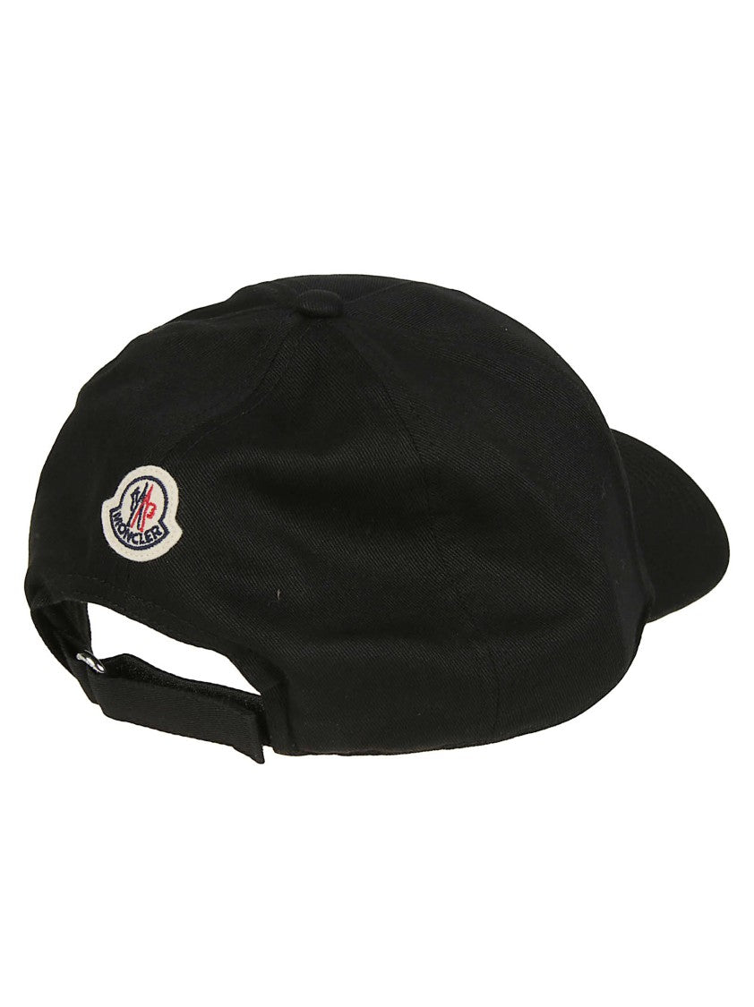 Moncler Logo Embroidered Cotton Hat