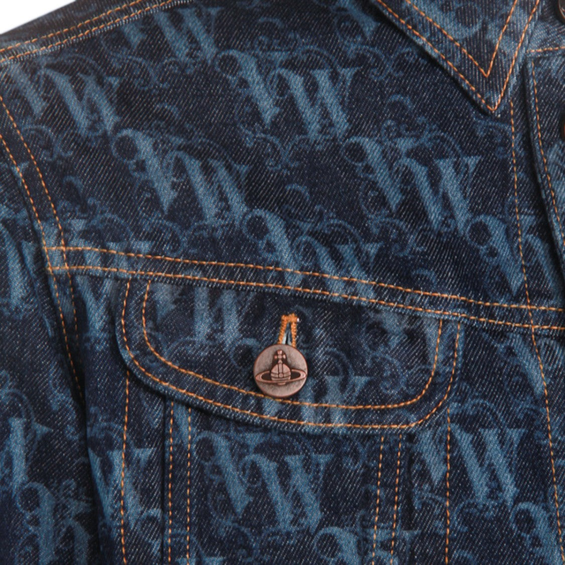 Vivienne Westwood Blue Cotton Denim Jacket