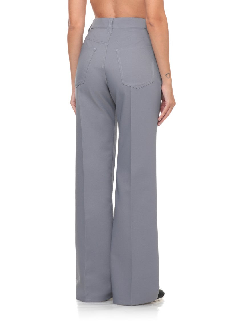 Marni Grey Five-Pocket Formal Pants