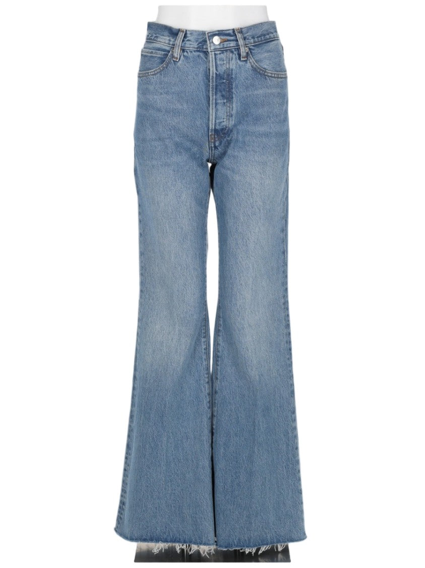 Frame The Lax High-Waisted Flared Jeans