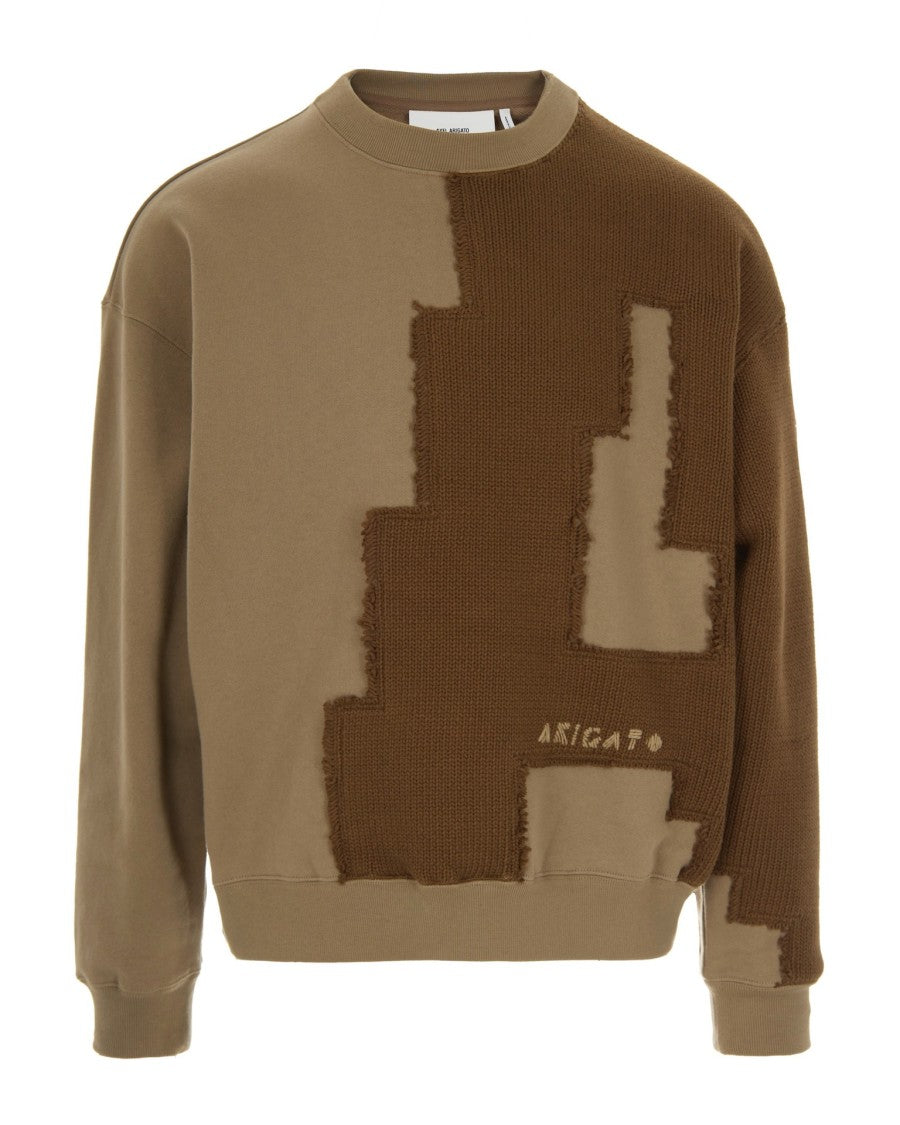 Axel Arigato Pixel A Brown Sweatshirt