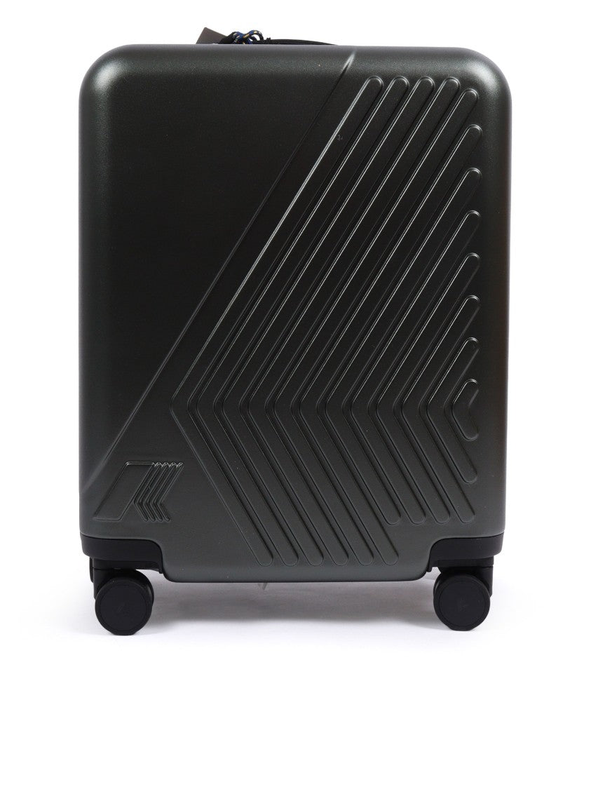 K-Way Black Eudoxie Matte Hard Shell Trolley