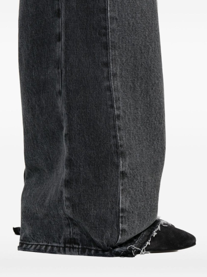 Stella Mccartney Black And Grey Denim Jeans