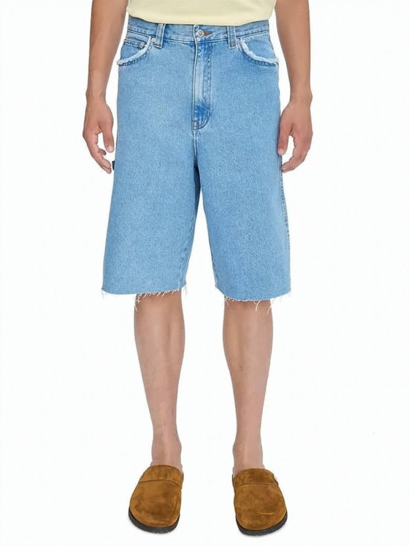 A.P.C. Light Blue Denim Shorts With Classic Five-Pocket Design