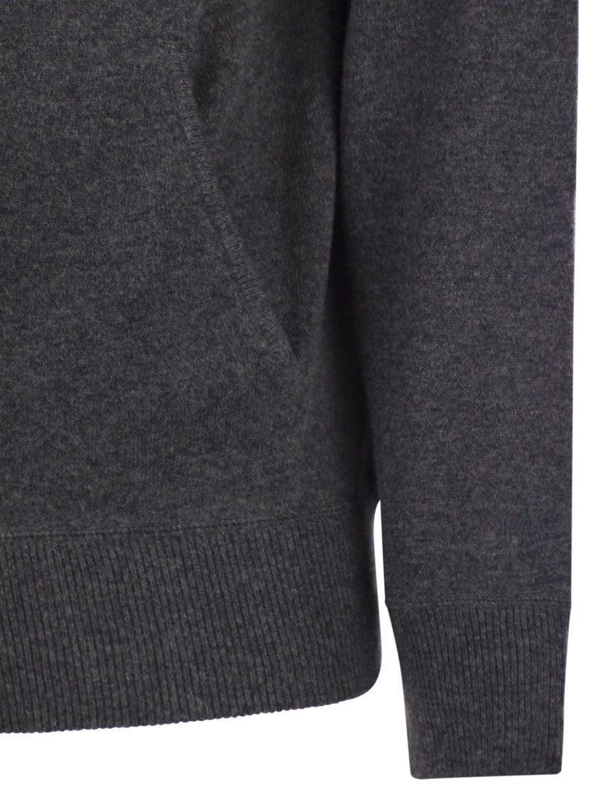 Mc2 Saint Barth Wilbur - Merino Wool Hooded Jumper