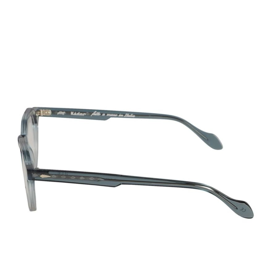 Kador Amadeus Translucent Grey Eyeglasses With Rounded Lenses