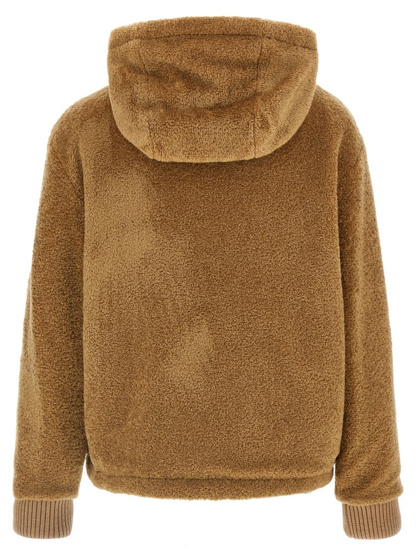 Moncler Reversible Teddy-Effect Fleece Hoodie