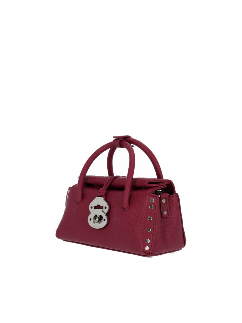 Zanellato Srl Damasco Centauro Textured Leather Shoulder Bag
