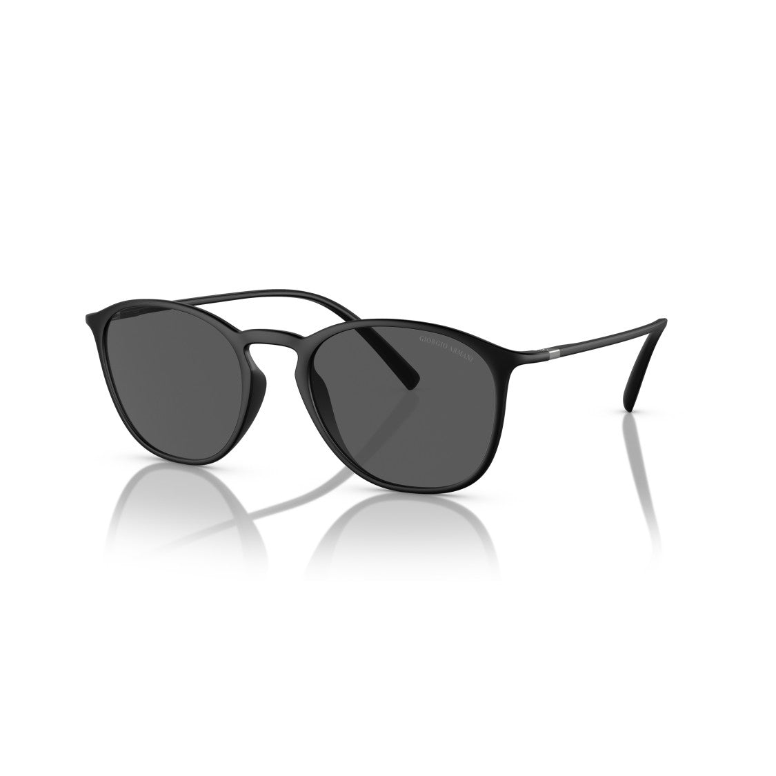 Giorgio Armani 0Ar8186u Rounded Frame Nylon Sunglasses With Thin Temples