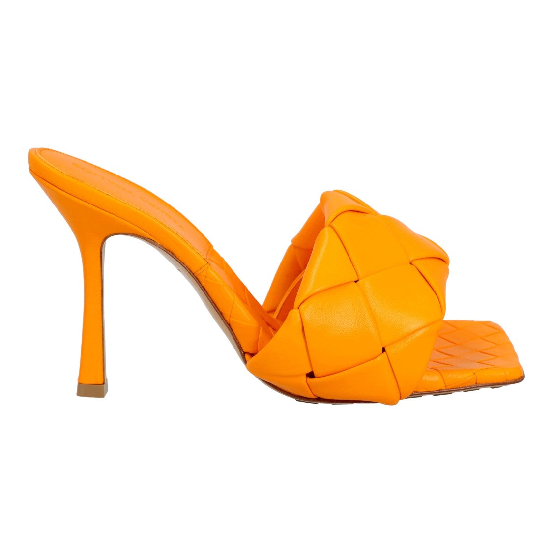 Bottega Veneta Lido Mule Orange