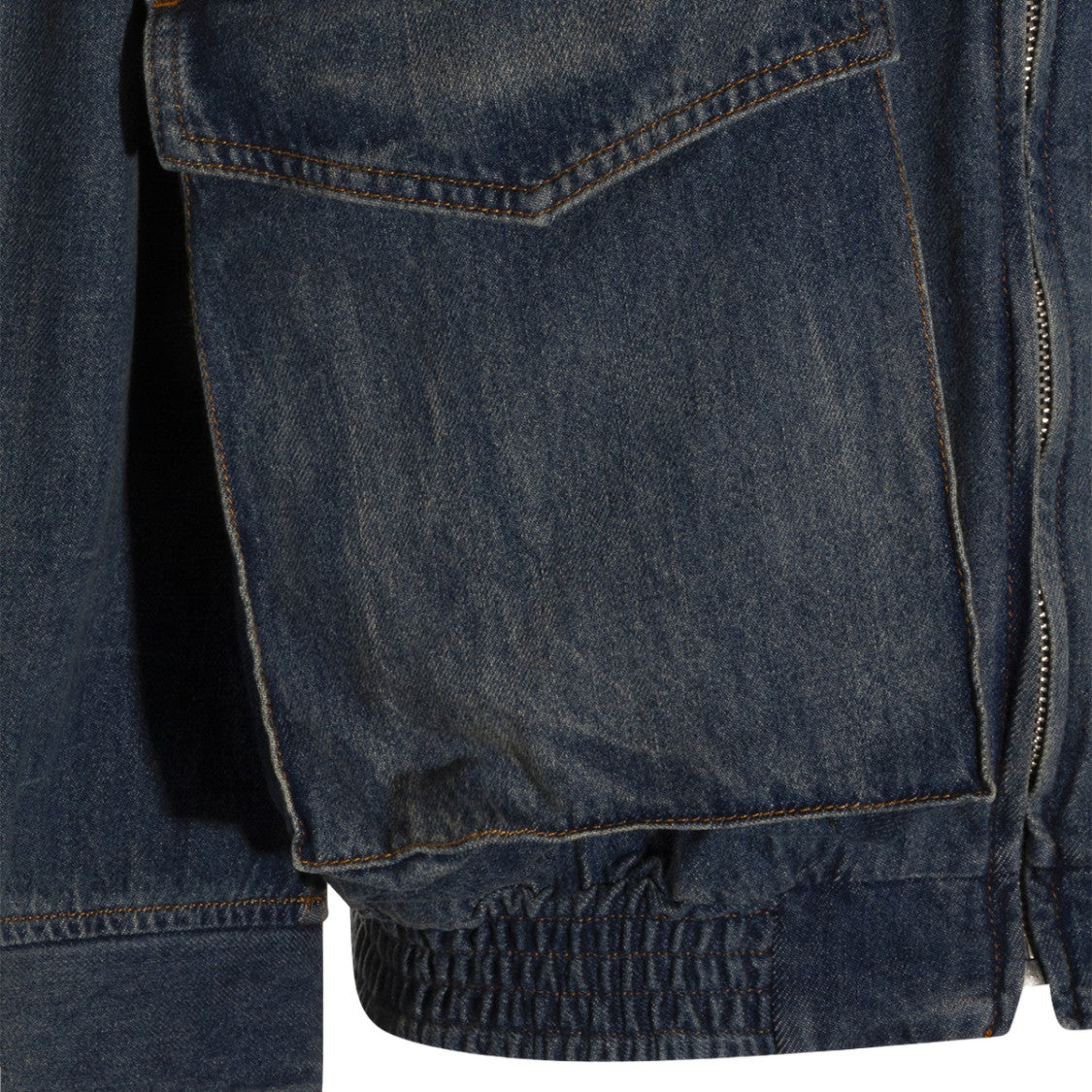 Mm6 By Maison Margiela Relaxed-Fit Vintage Denim Jacket