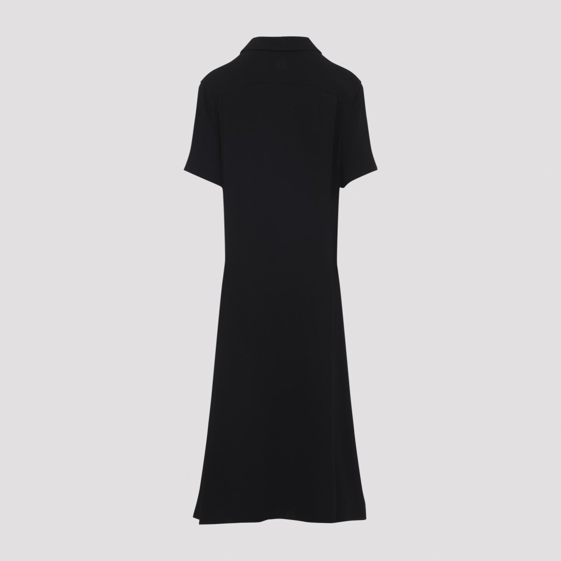 Loewe Belted Black Viscose Midi Dress