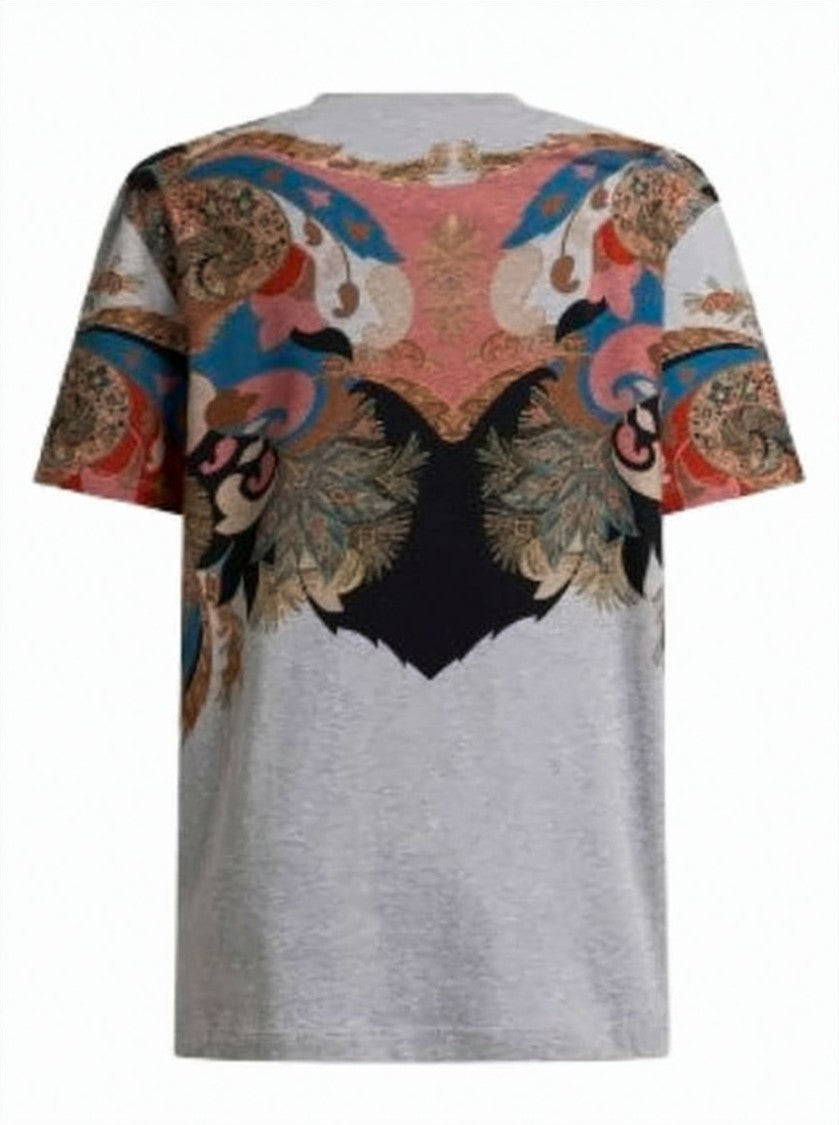 Etro Multicolor Paisley Print T-Shirt