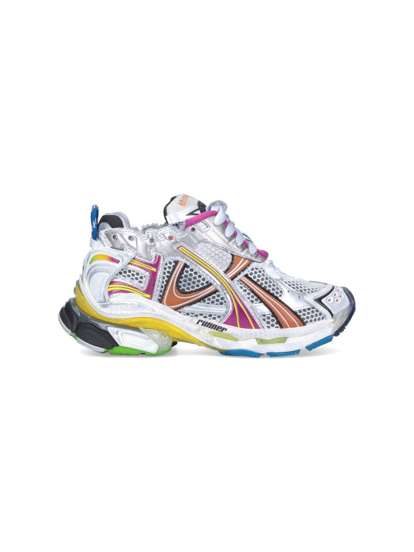 Balenciaga "Runner" Sneakers – Grey/Multicolor