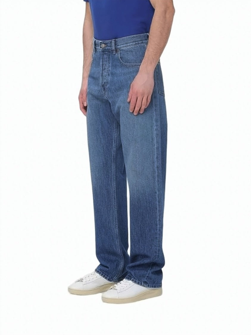 Valentino Garavani Straight-Leg Denim Pants With Mid-Rise Waist And Classic Five-Pocket Design