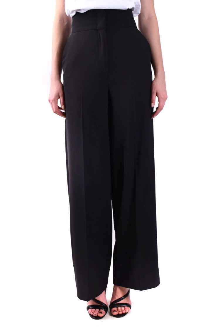 Maria Vittoria Paolillo Black Cotton Trousers