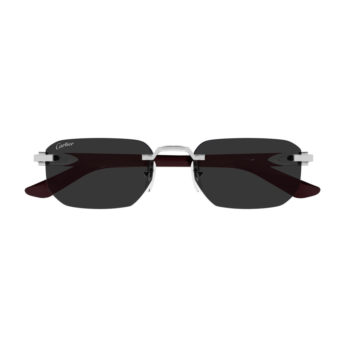 Cartier Ct0622s Rimless Rectangular Sunglasses