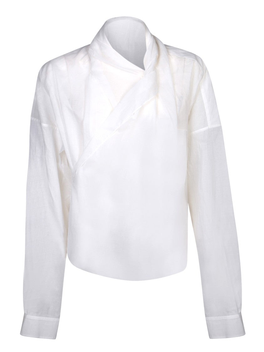 Quira Wrap-Style Shirt With Detailing And Fit
