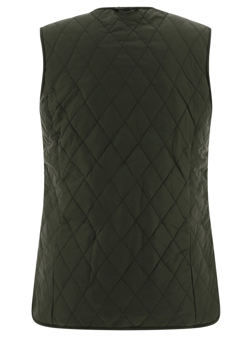Barbour Diamond-Quilted Sleeveless Vest