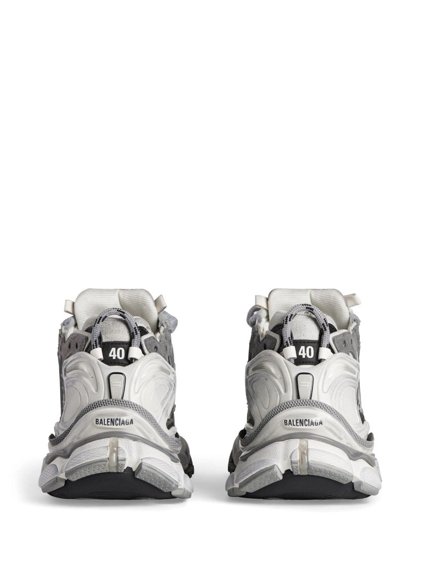 Balenciaga Runner Grey Nylon Chunky Sneakers