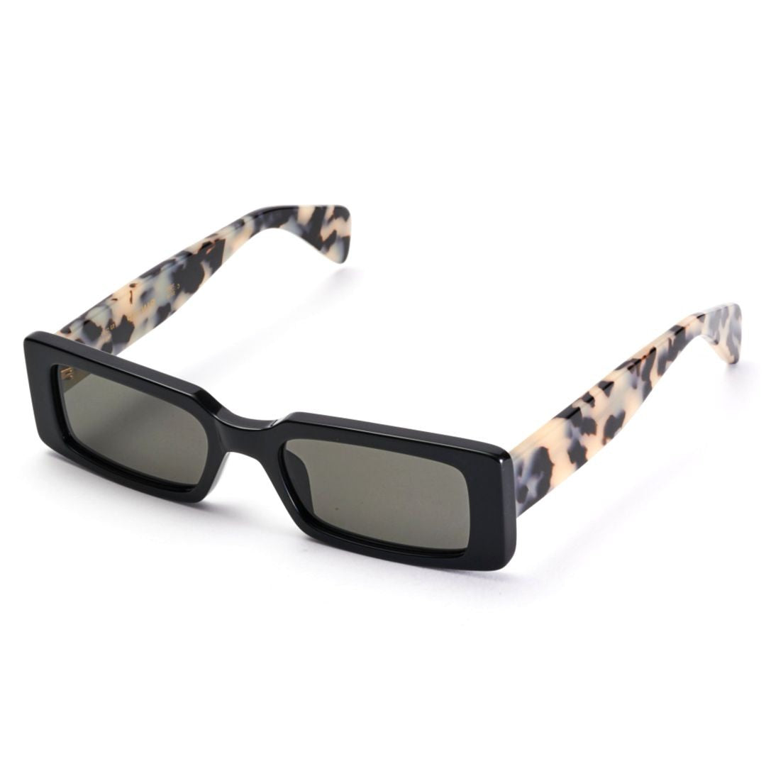 Kador Pin-Up Rectangular Sunglasses With Tortoiseshell Patterned Arms