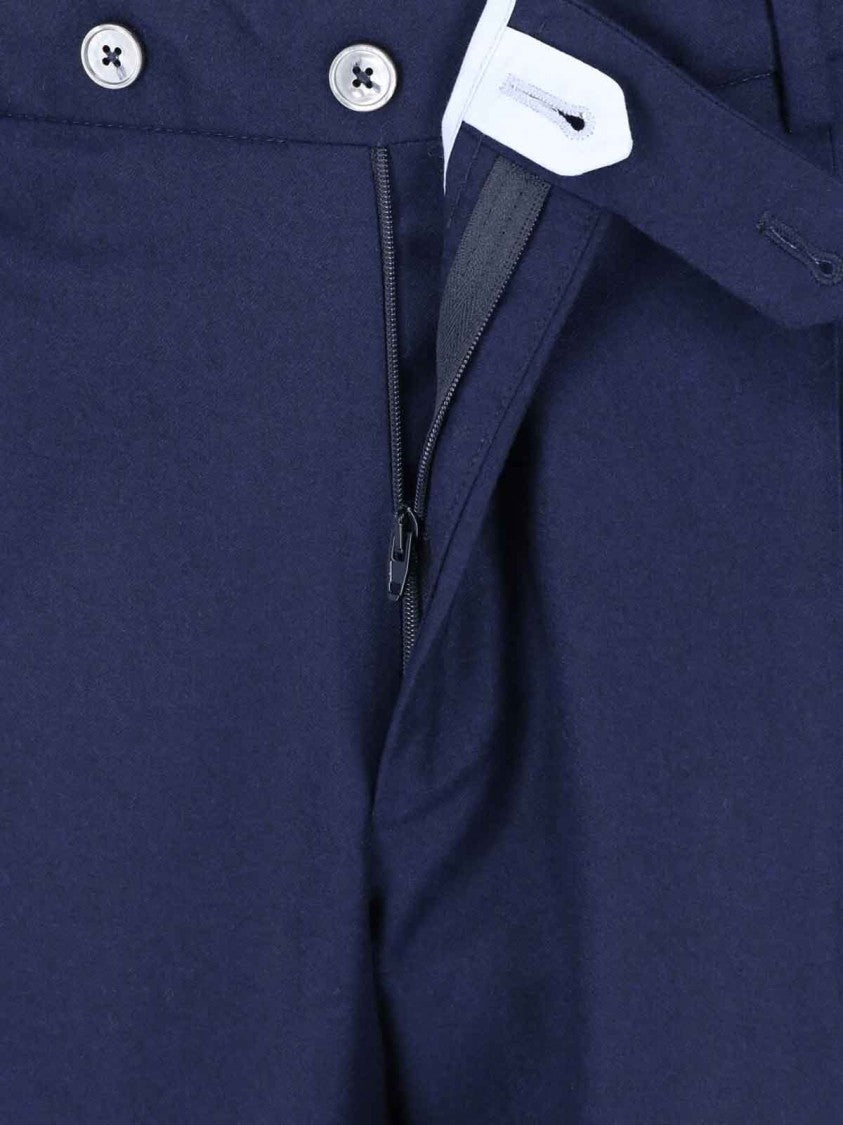 Tombolini Deep Blue Virgin Wool Double-Breasted Suit