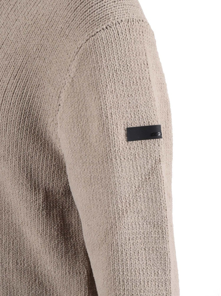 Rrd Round-Neck Knit Top With Tailored Silhouette And Fine Texture