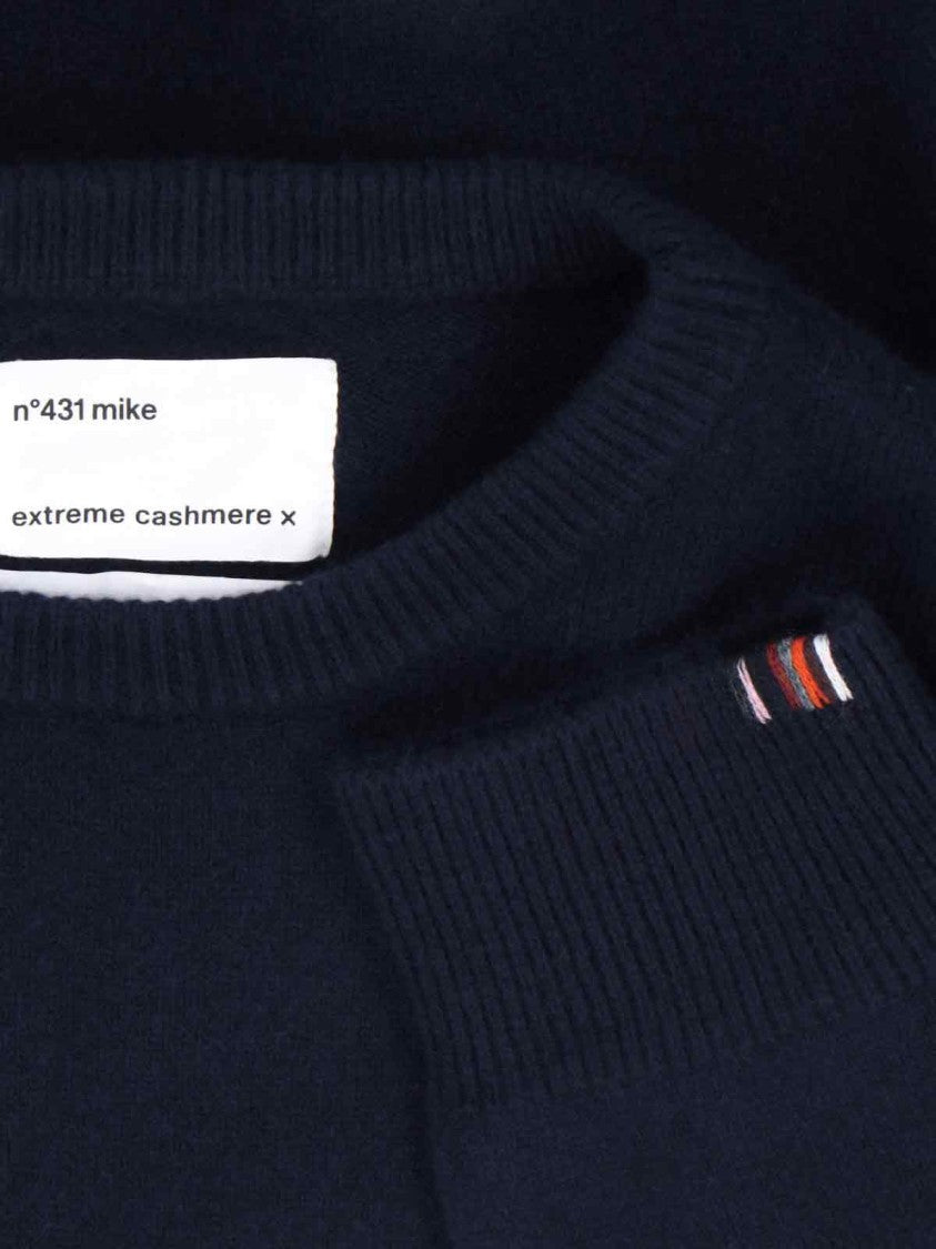 Extreme Cashmere Navy Blue 431 Mike Cashmere-Blend Sweater