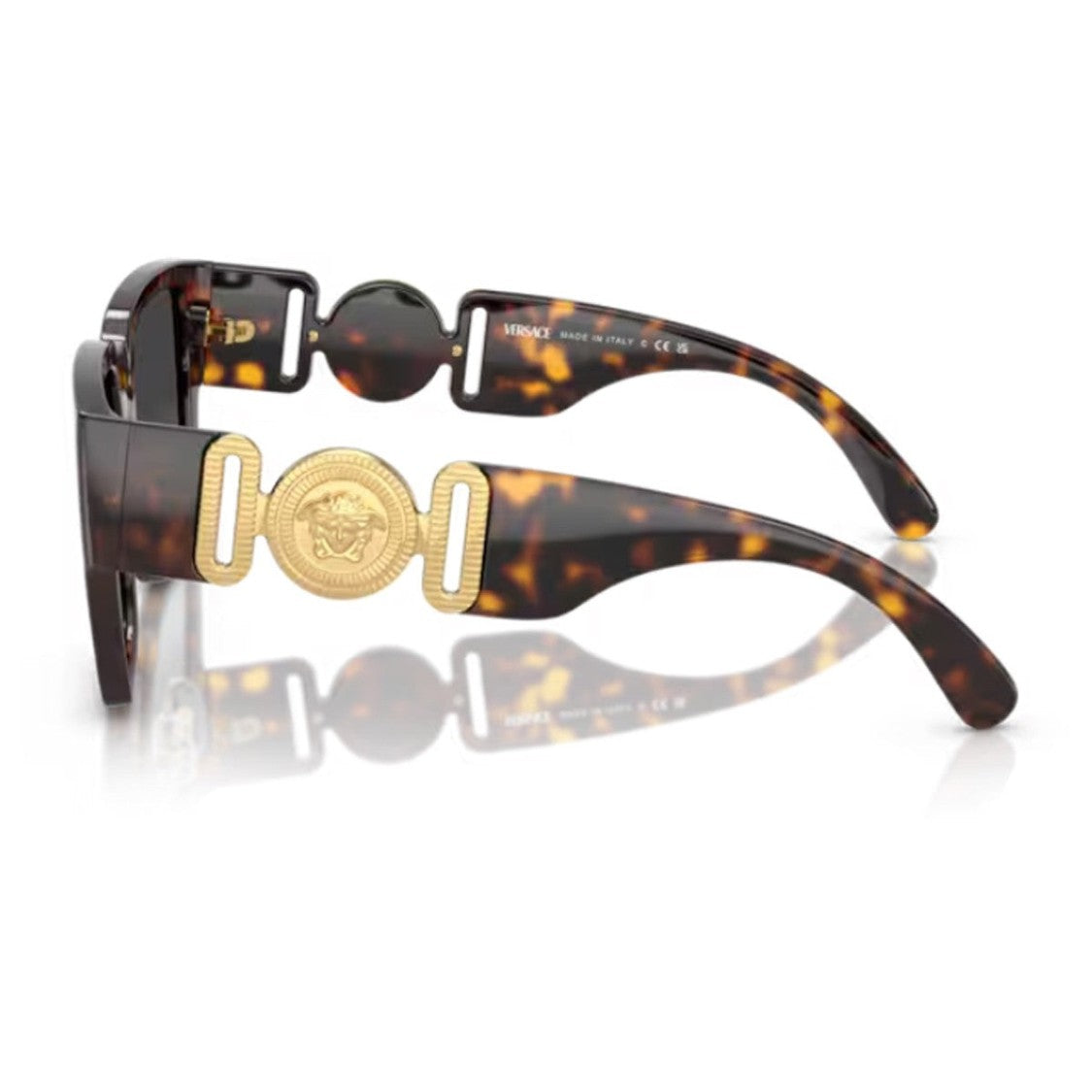 Versace Havana 0Ve4483d Medusa Biggie Injected Square Sunglasses