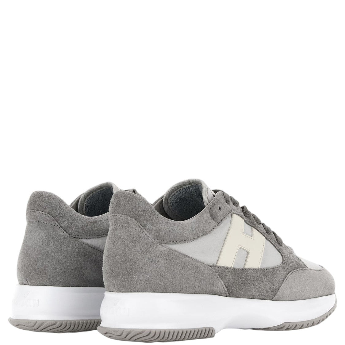 Hogan Interactive Leather And Nylon Sneakers