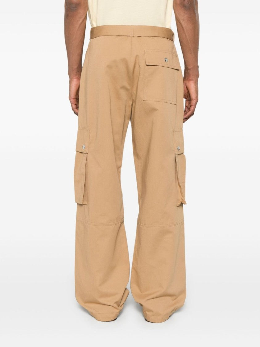 Jacquemus Brown Detachable Belt Diagonal Pocket Shorts