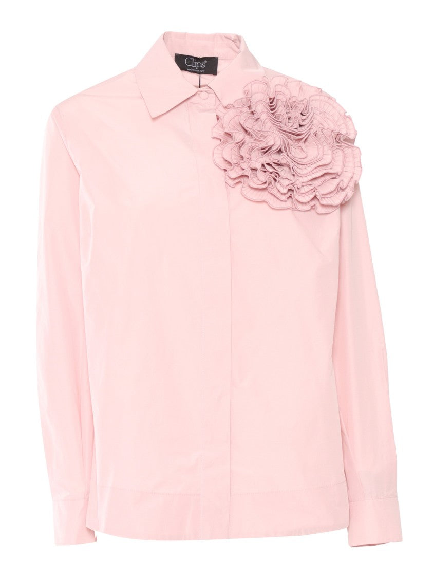 Clips Ruffled Taffeta Shirt