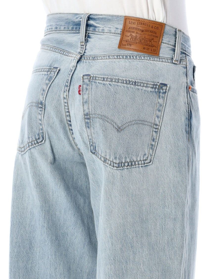 Levi's Baggy Denim Jeans With Classic Five-Pocket Design