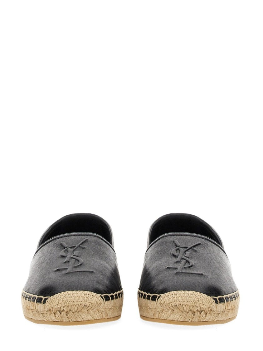 Saint Laurent Espadrilles With Subtle Embossed Monogram