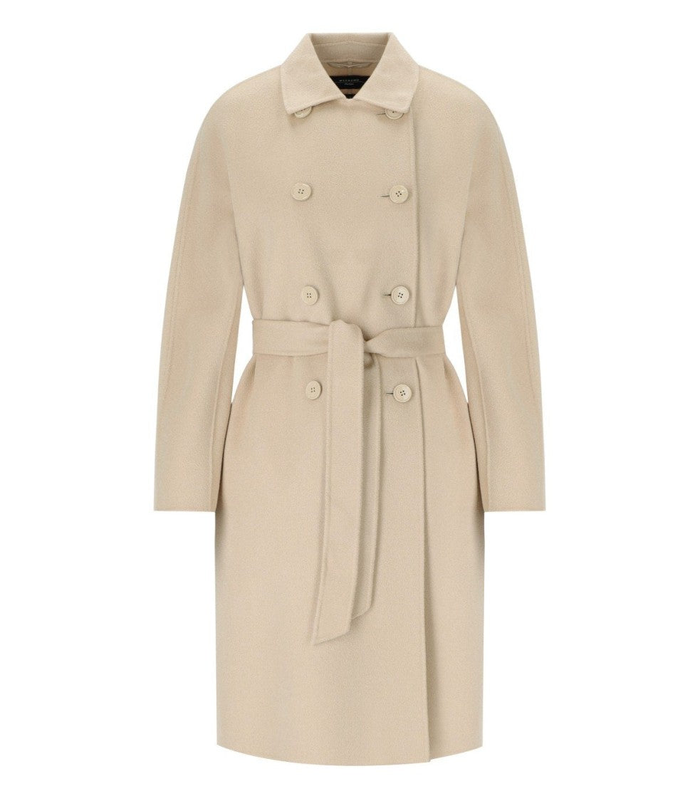 Max Mara Avenue Sabbia Belted Coat