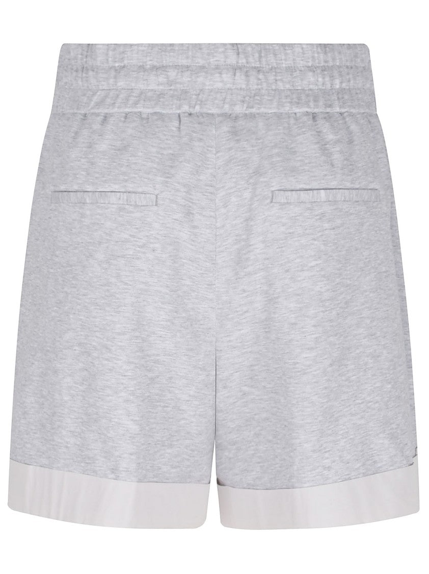 Peserico Light Fleece Shorts With Drawstring Waist