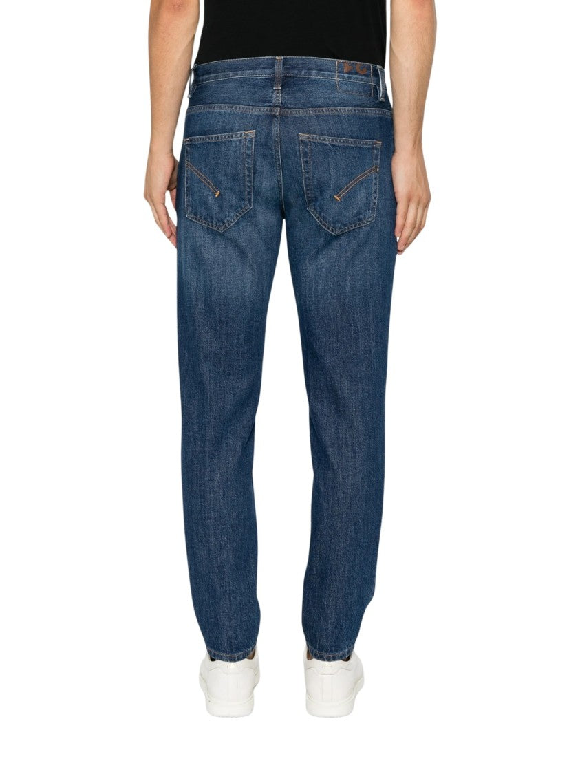 Dondup Straight-Leg Faded Jeans