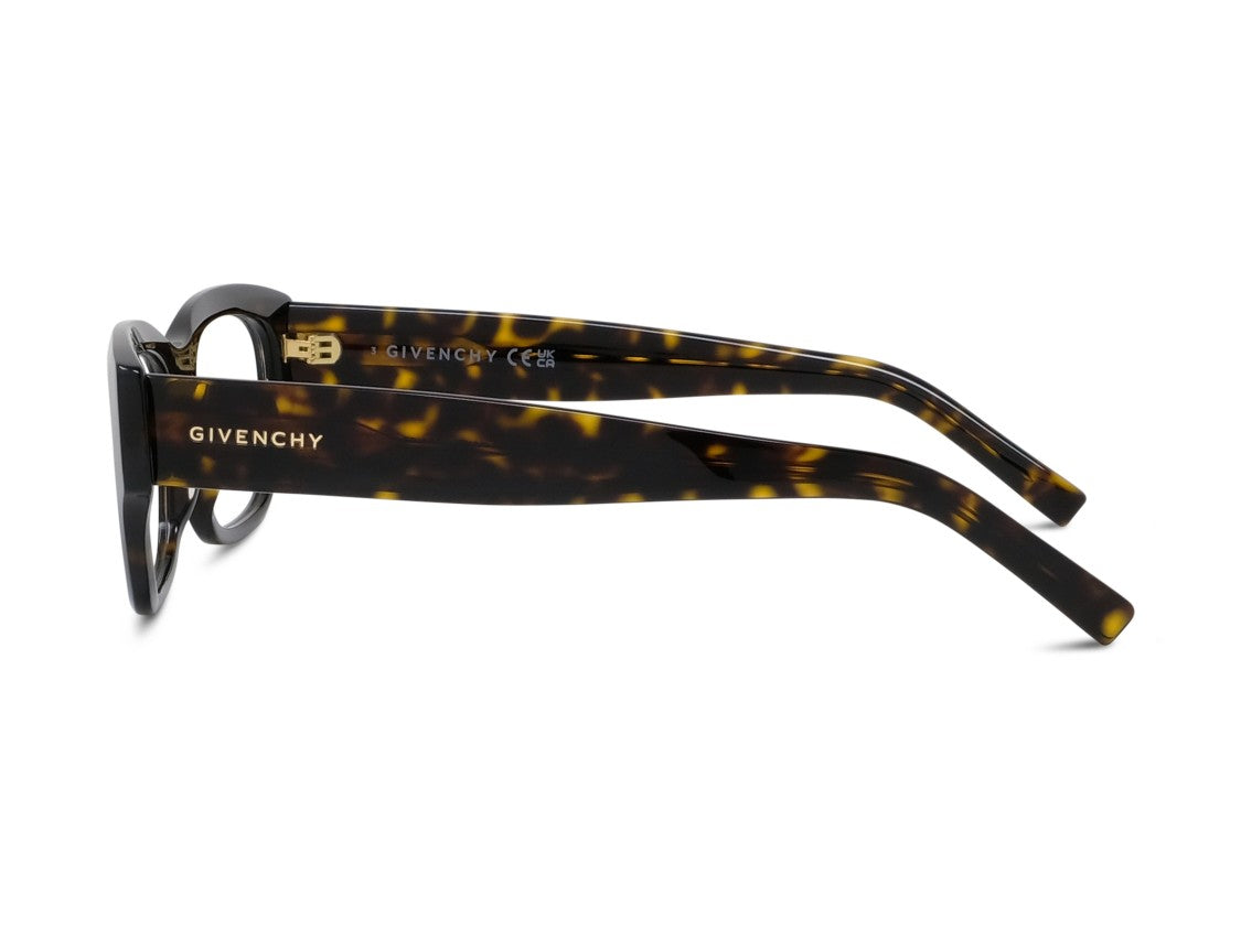 Givenchy Gv50112i Tortoiseshell Oversized Square Eyeglasses