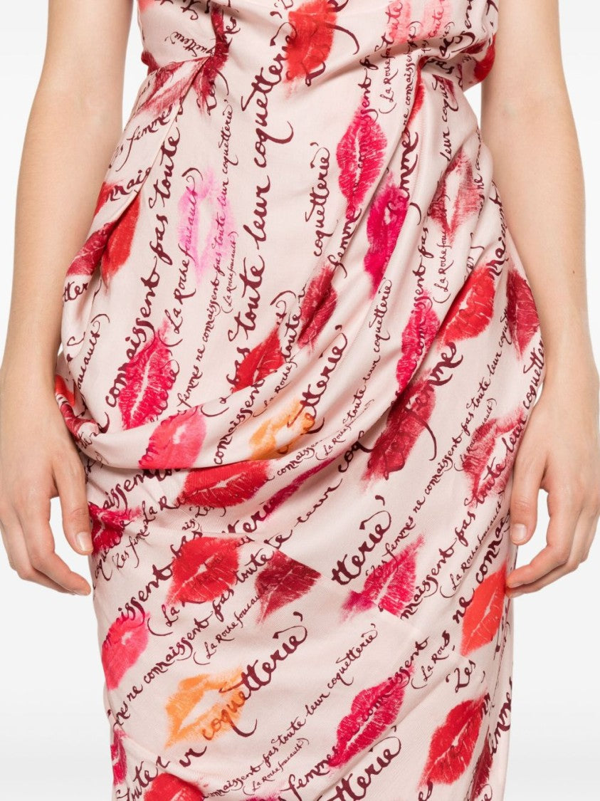 Vivienne Westwood Pink Draped Dress