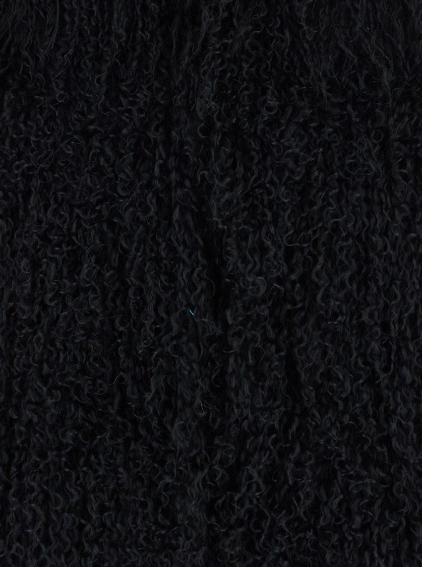 Plain Tibet Fur Short Jacket