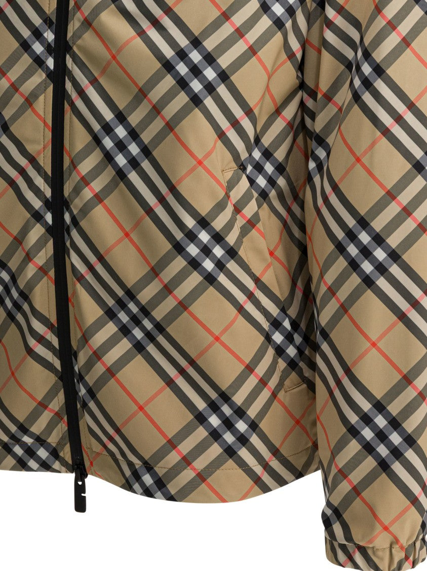 Burberry "Check" Windbreaker Jacket
