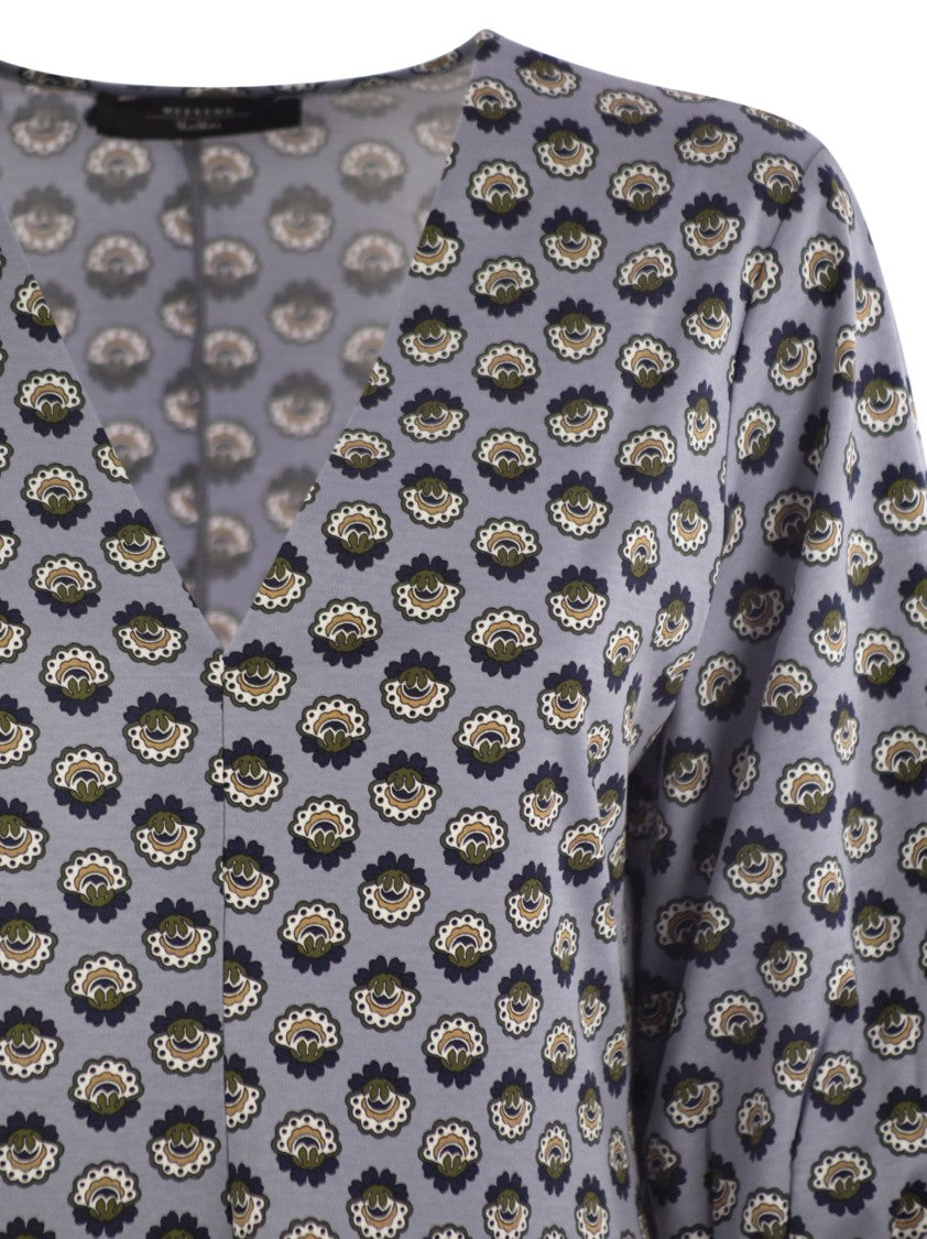 Max Mara Cinghia - Patterned Cotton Dress