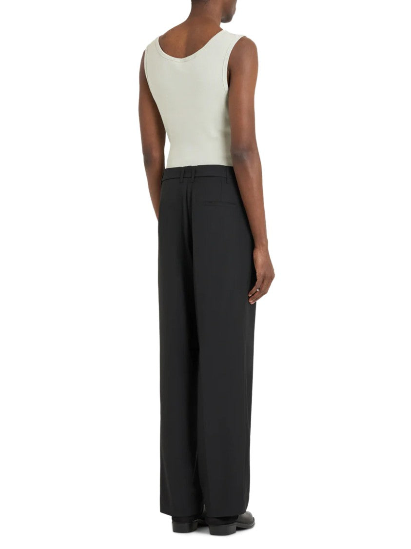 Études Loose Fit Black Suit Trousers